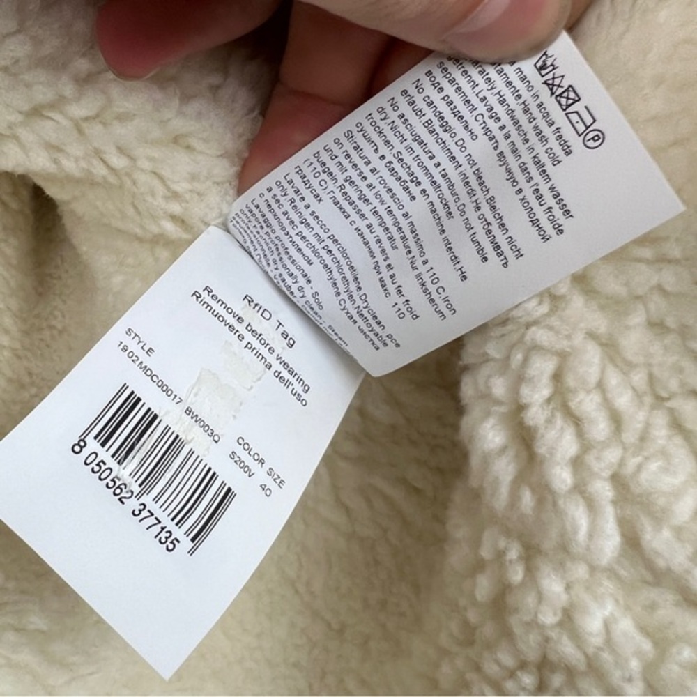 Missoni Ombré Tie Dyed Sherpa Lined Coat - Picture 12 of 14